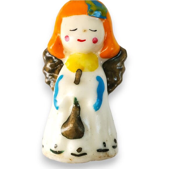 Lot of 2 VTG Angel Christmas Candle Sets Robert Alan Tapers & Musical Figurine - Picture 3 of 16